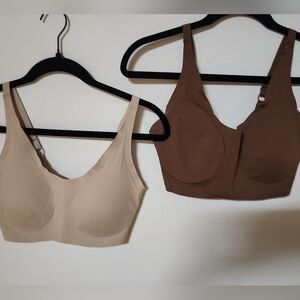 Bundle Of 2 Maurices Seamless Bras - Beige and Brown